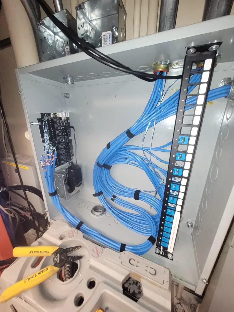 a modern electrical panel